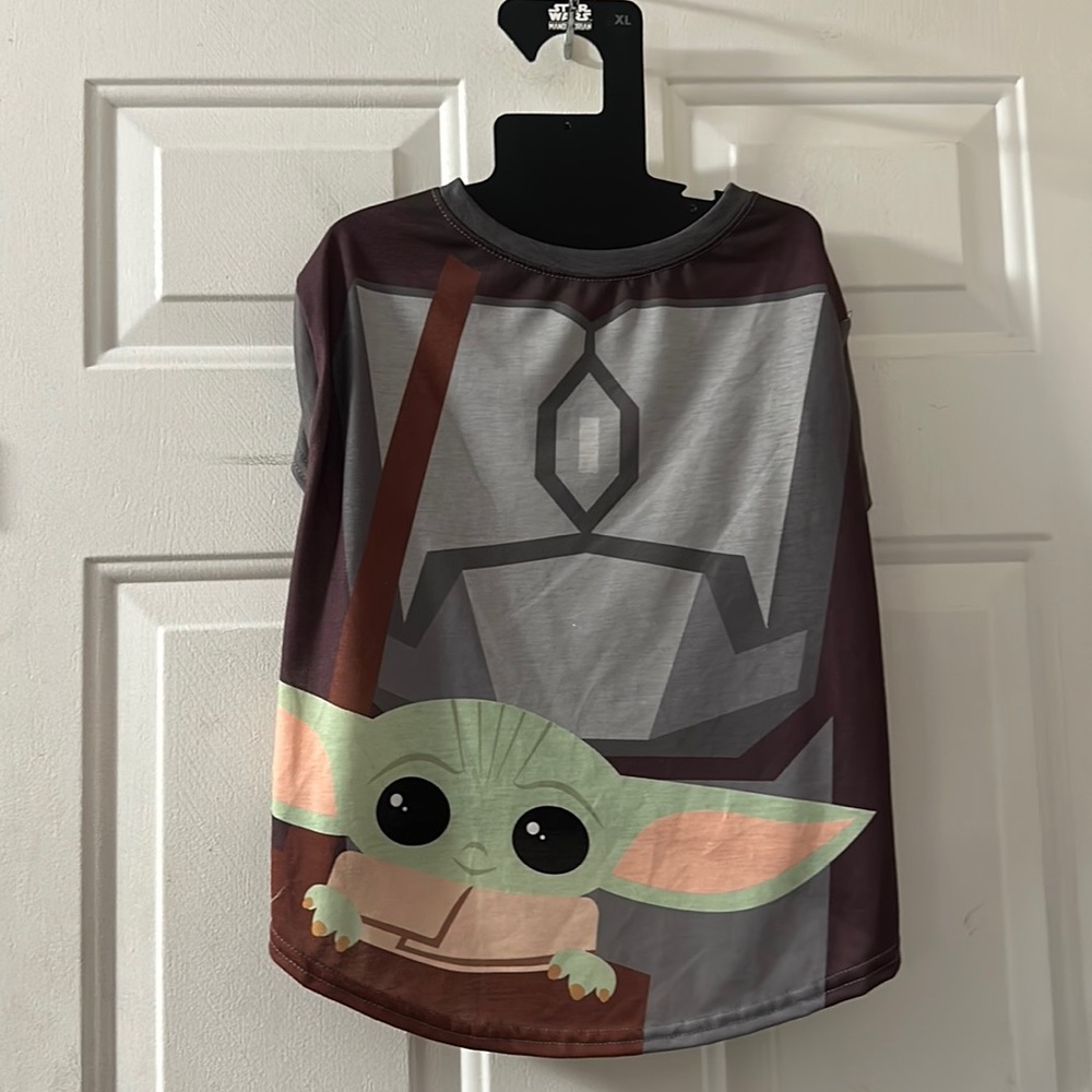 STAR WARS THE MANDALORIAN DOG TEE: NEW WITH TAGS: SIZE XL